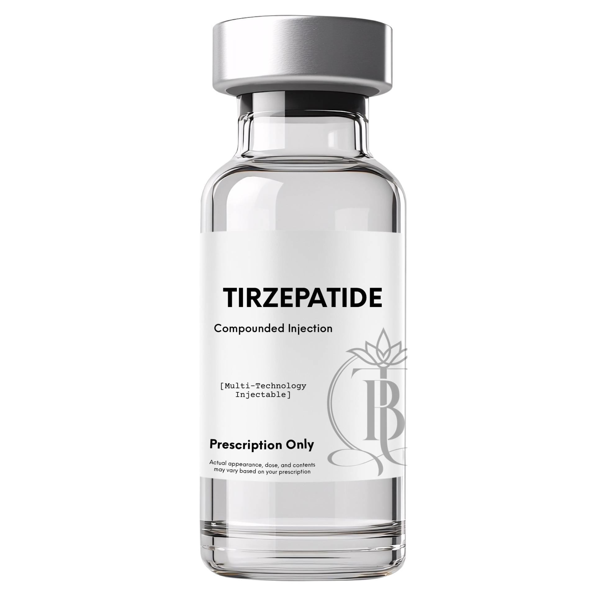 GIP + GLP-1 vial: tirzepatide medical weight loss program at Body Tonic RX in Austin, TX