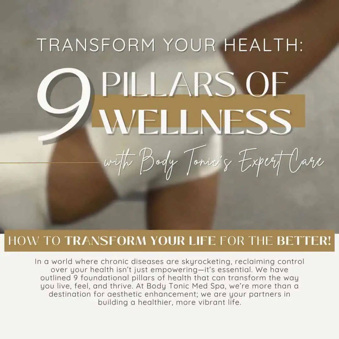 Elevate Your Wellness: The 9 Pillars of Health and Body Tonic RX s Role in Your Transformation: Body Tonic RX journal article, Austin, TX