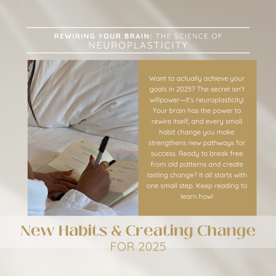 New Habits and Creating Change for 2025: the Science of Neuroplasticity: Body Tonic RX journal article, Austin, TX