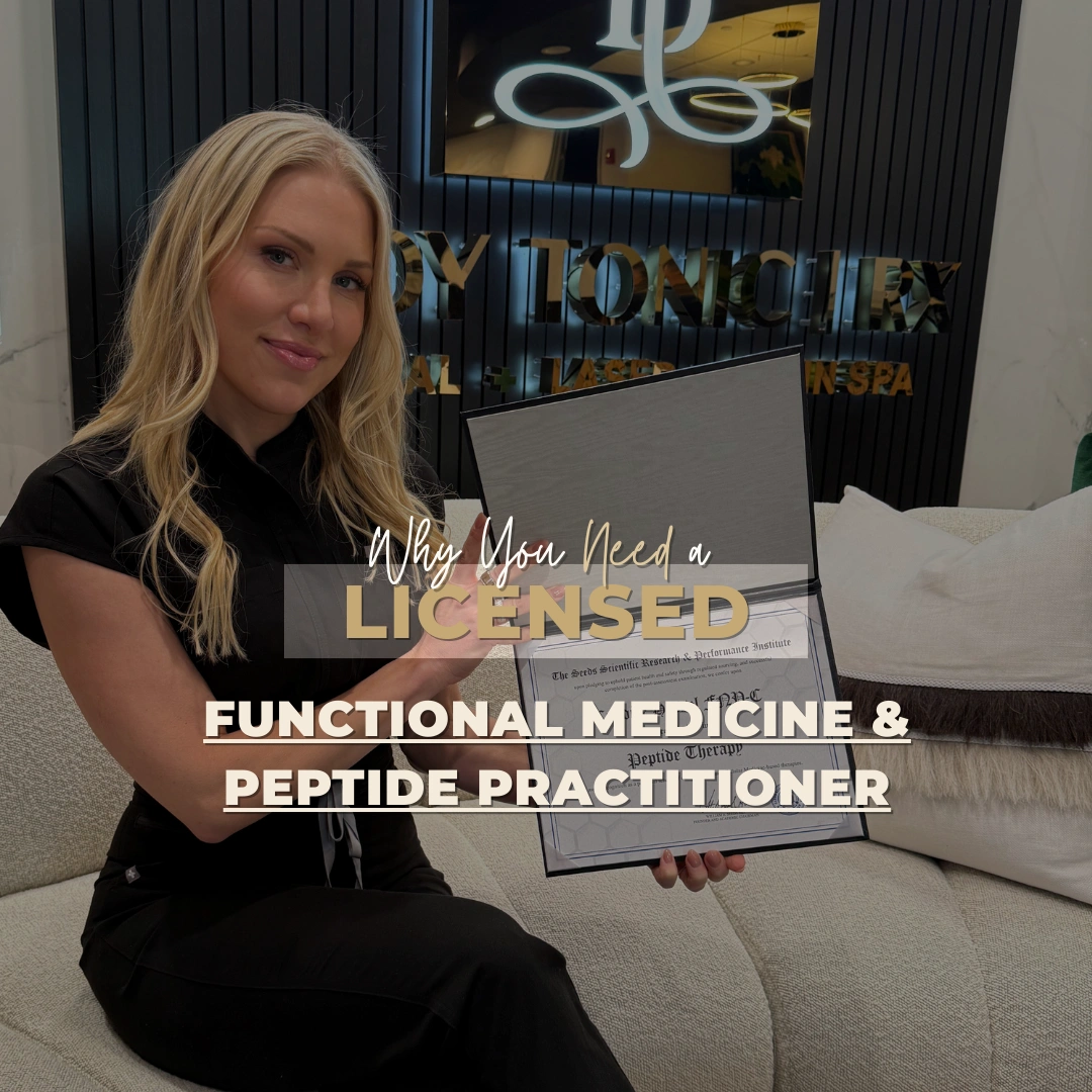 Why You Need a Licensed Functional Medicine & Peptide Practitioner: Body Tonic RX journal article, Austin, TX