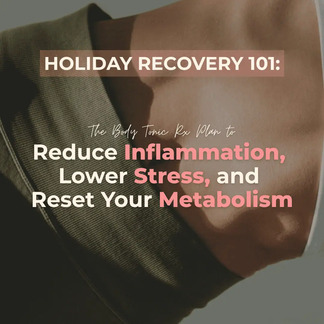Holiday Recovery 101: Reset Inflammation, Stress & Metabolism: Body Tonic RX journal article, Austin, TX